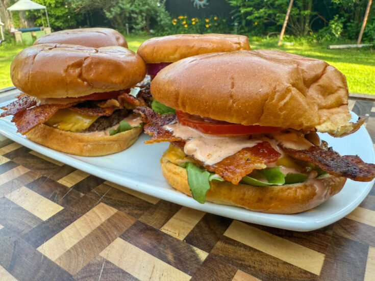 Classic Grilled Cheeseburger with Easy Burger Sauce