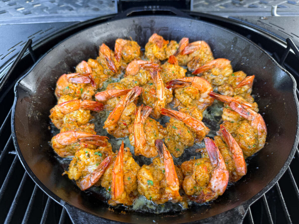 Smoked stuffed Shrimp