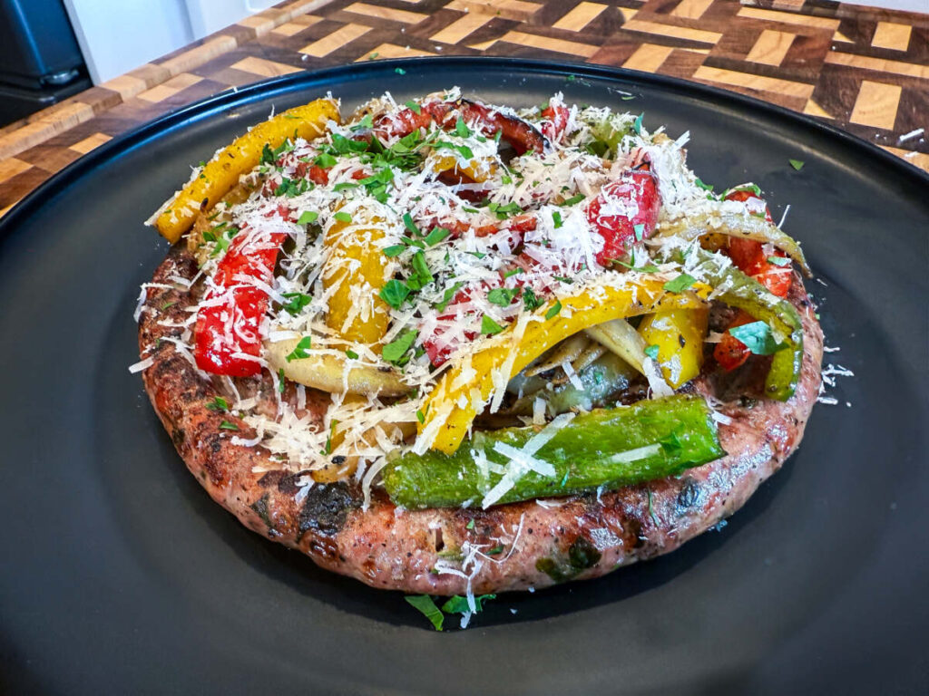 Grilled Sausage & Peppers