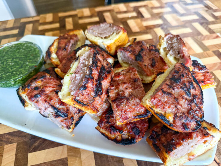 Grilled Sausage Bread