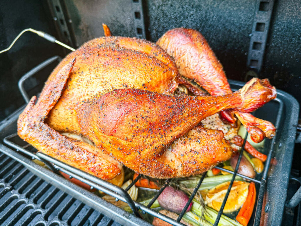Smoked Turkey on a Pellet Grill