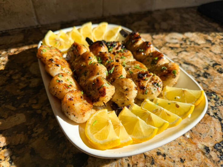 Buttery Char-Grilled Scallops