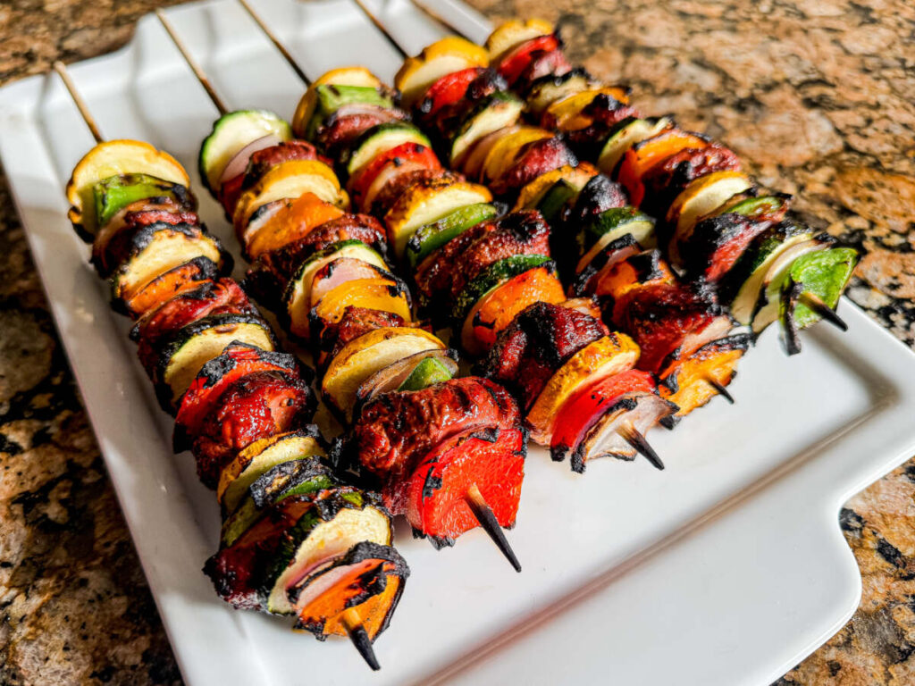 Grilled Venison Skewers