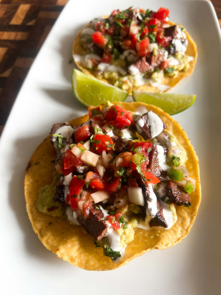 Steak Tostada