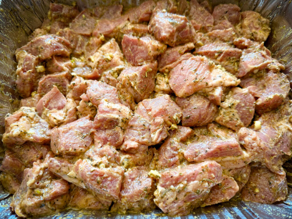 MArinated pork 