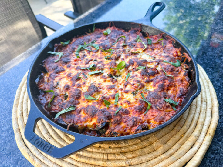 Grilled Eggplant Parmesan