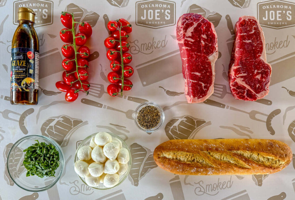 Ingredients for Steak caprese