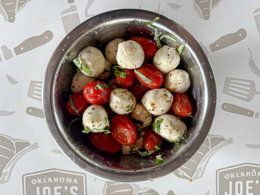 Mixed caprese for steak caprese 