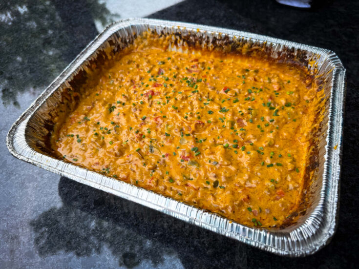 Smoked Cheeseburger Queso Dip
