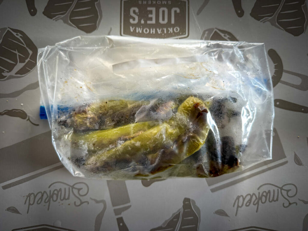 Steamed Peppers 