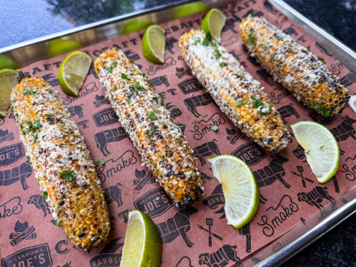 Grilled Elote Mexican Street Corn