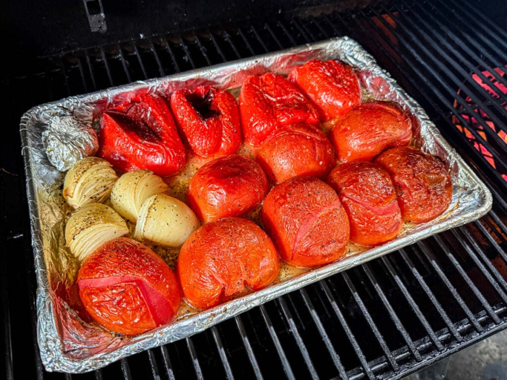Smoked veg